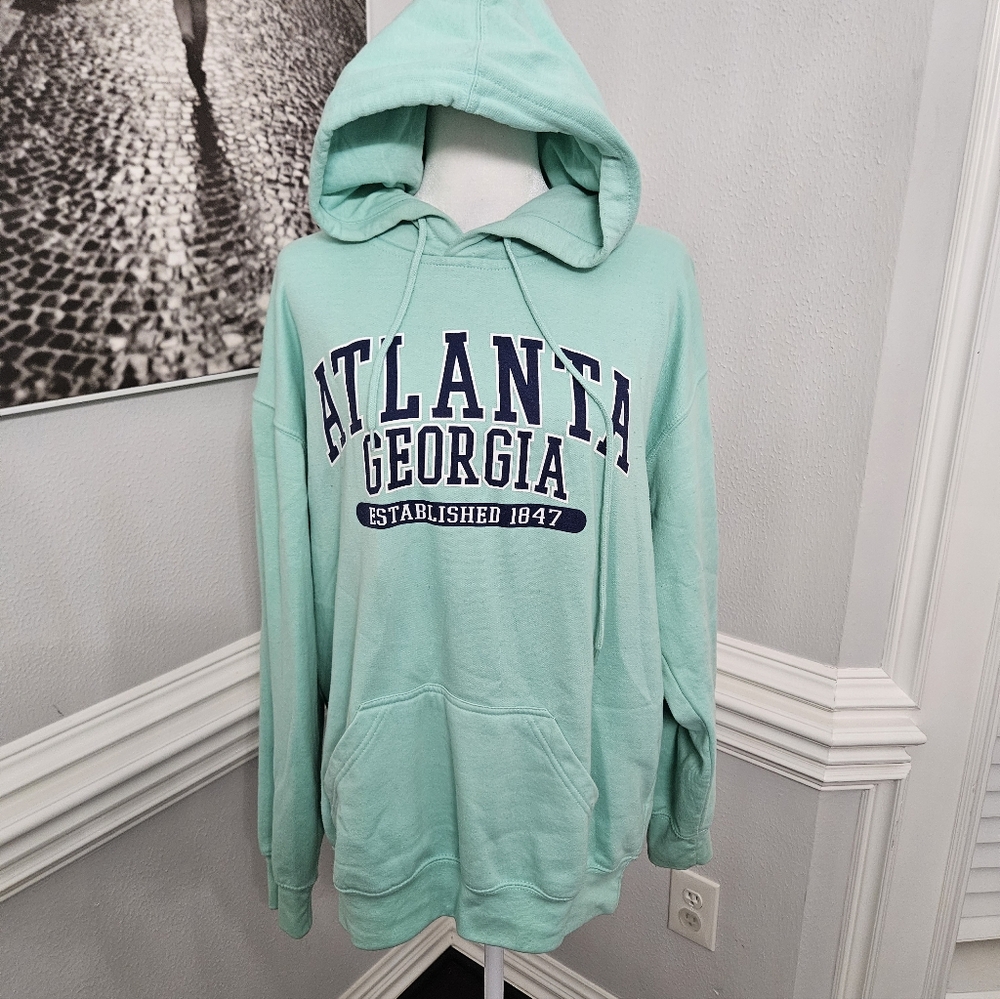 Atlanta hoodie teal size large super comfy